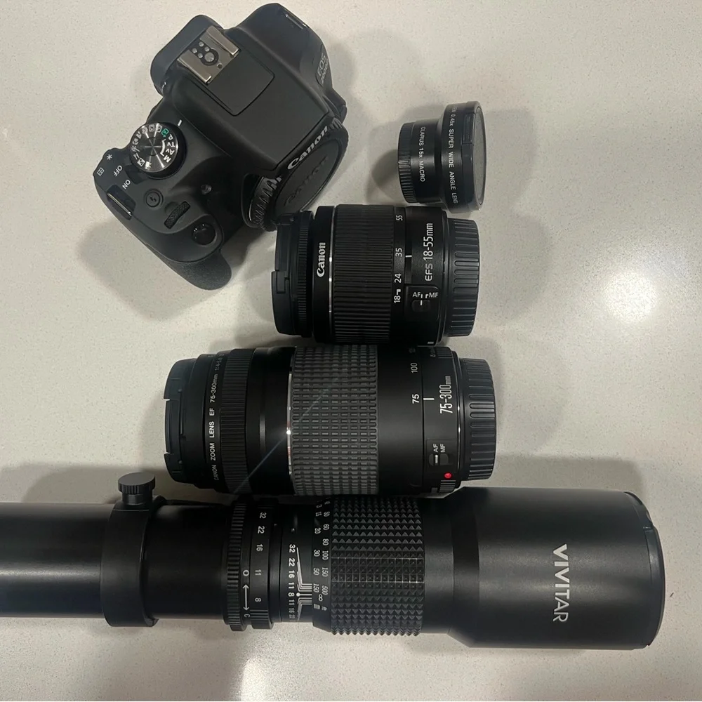 Canon EOS 2000D Black Camera with EF-S 18-55mm Lens - Picture 5 of 13